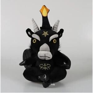 Dark Evil Killstar Plush Toy Soft Black Mythos Monster Ram Animal Stuffed Doll